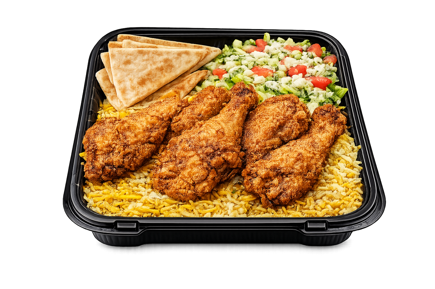 04 Pcs Fried Chicken Wings Platter