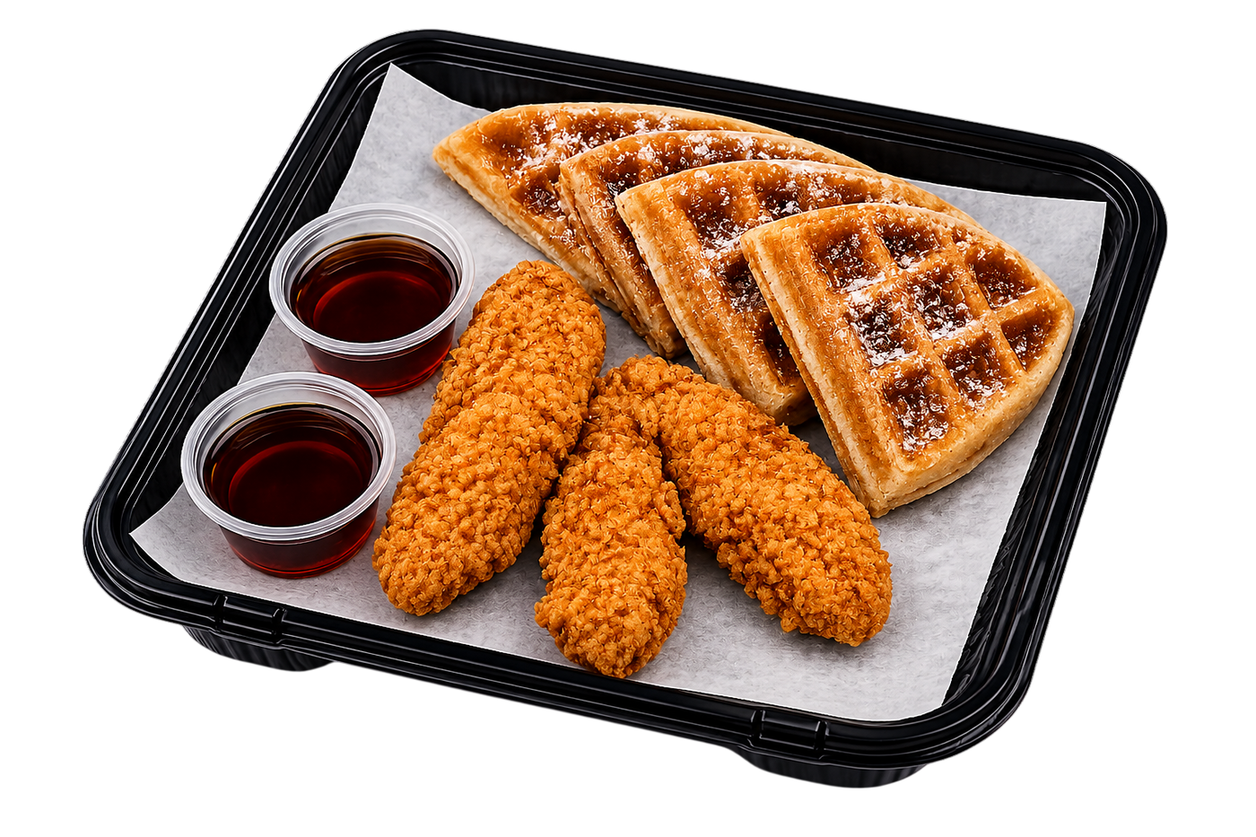 Waffle with 3 PCS Tenders