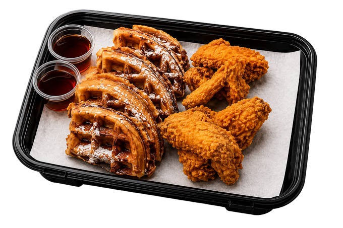 Waffle with 4 Wings